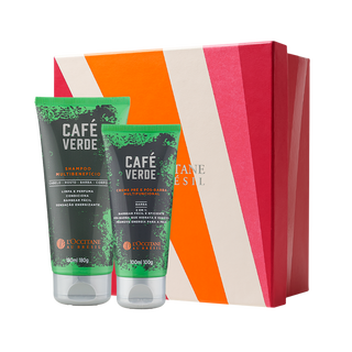 Presente Café Verde: Shampoo Multibenefício e Creme Pré e Pós Barba